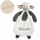 Happy Horse koe Casper met naam geborduurd | Knuffeldoekje