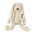 Happy Horse Konijn met Naam Bedrukt | Beige Recycled | Teddy stof
