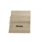 Handdoek met naam geborduurd | Zand | 50x100