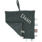 Snoozebaby labeldoekje met naam | Organic Green