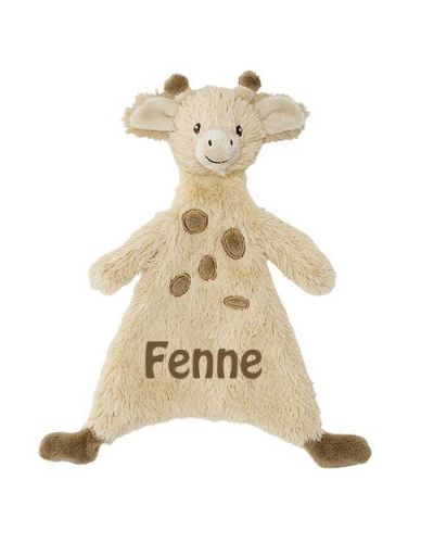 Happy Horse knuffeldoekje Giraffe Gus met Naam Geborduurd