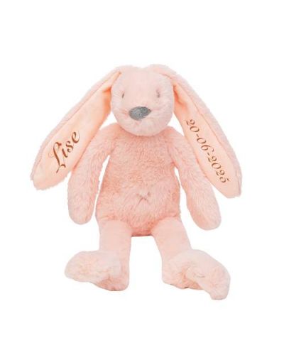 Happy Horse Konijn met Naam Geborduurd | Peach Recycled | Rabbit Richie