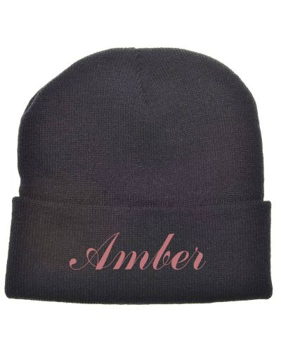 Muts met naam geborduurd | Kind | Zwart