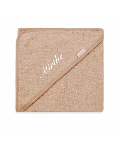 Badcape XL met naam geborduurd | Pinkstone