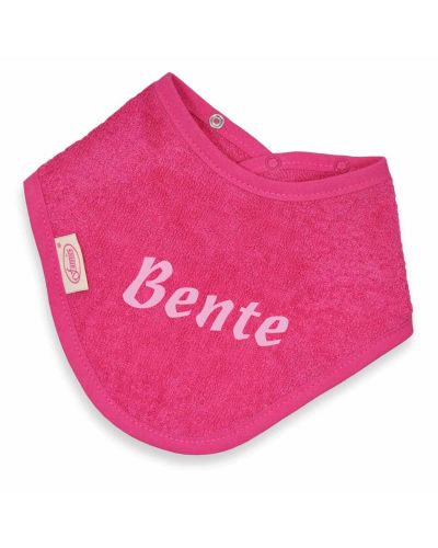 Slabbetje bandana met naam geborduurd | Fuchsia | Funnies