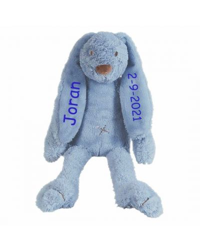 Happy Horse konijn Richie met naam bedrukt | Deep Blue