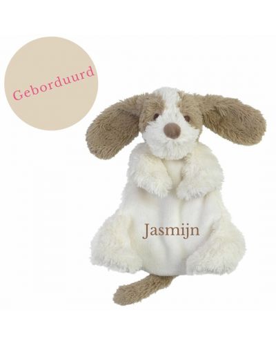 Happy Horse dog David met naam geborduurd | Knuffeldoekje