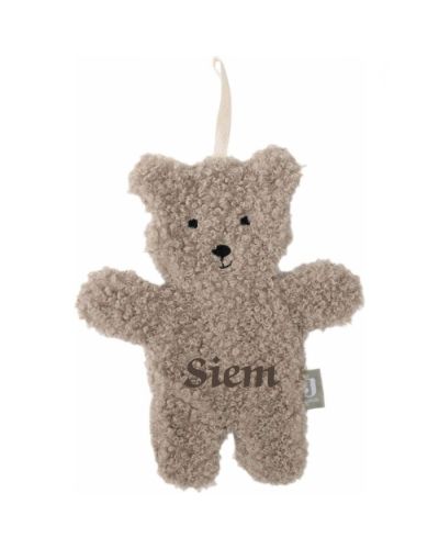 Jollein speendoekje Teddy Bear met naam | Olive Green
