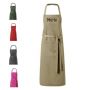 Schort met naam geborduurd | 10 kleuren | Khaki