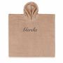 Poncho met naam geborduurd | Pinkstone
