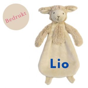 Happy Horse lamb Livio met naam bedrukt | Knuffeldoekje